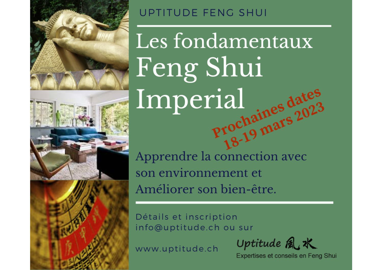 Cours de base "Foundation in Chue Style Feng Shui" (Module A)